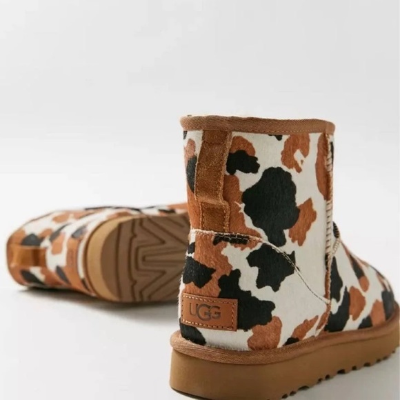 UGG® Classic Mini Cow Print Boots - Picture 10 of 10